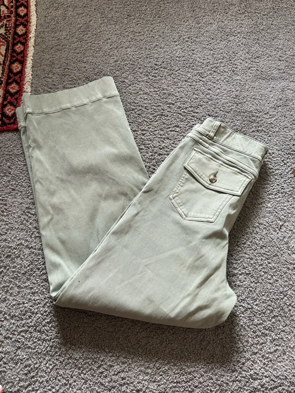 SPANX Twill Cropped Wide Leg Pants - Picture 7 of 7